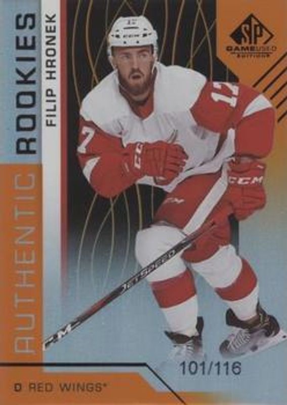 2018 SP Game Used #175 Orange Rainbow /118