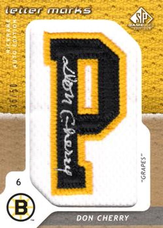 2008 SP Game Used #NE-DC Letter Marks Nickname Edition /50