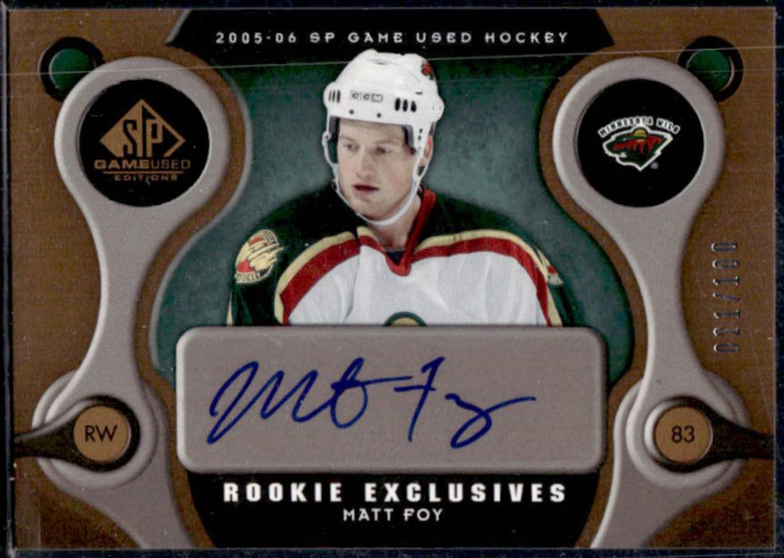 2005 SP Game Used #RE-MF Rookie Exclusives /100