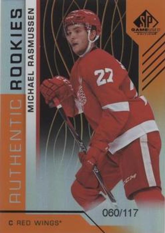 2018 SP Game Used #103 Orange Rainbow /118