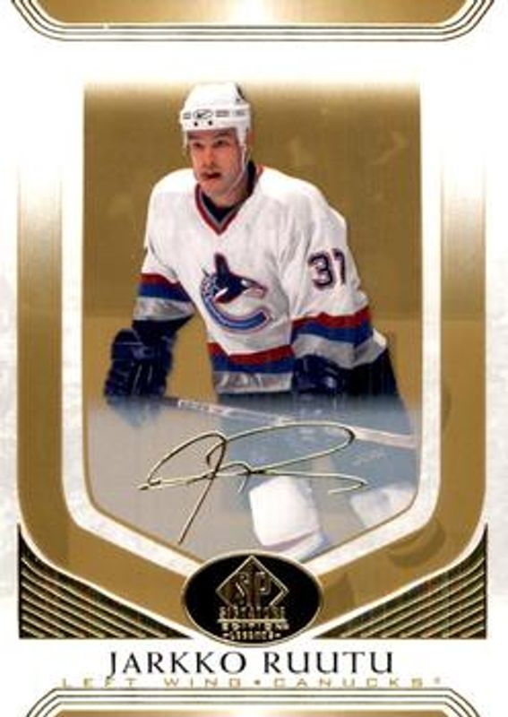 2020 SP Signature Edition Legends #196 Gold Foil