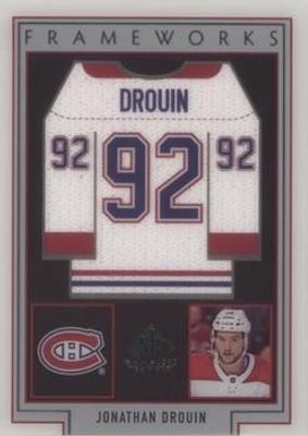 2018 SP Game Used #FW-JD Frameworks Jumbo Jersey