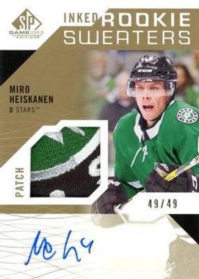2018 SP Game Used #RS-MH Inked Rookie Sweaters Patch /49