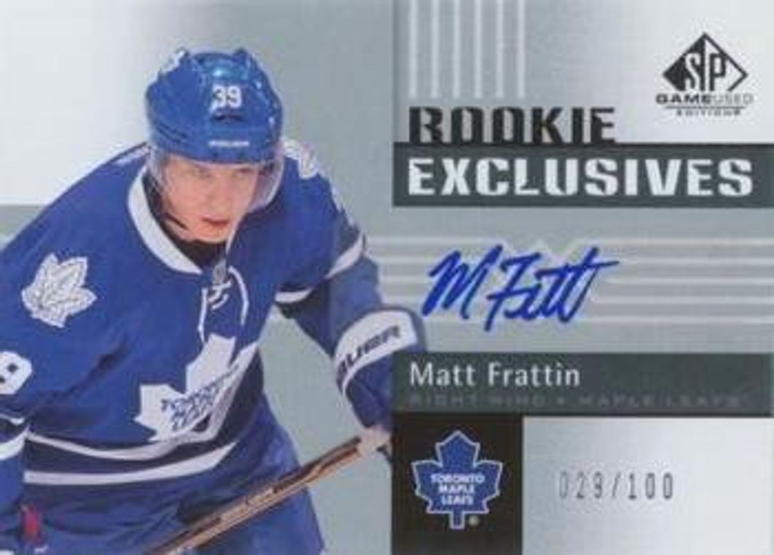 2011 SP Game Used #RE-MF Rookie Exclusives Autographs /100