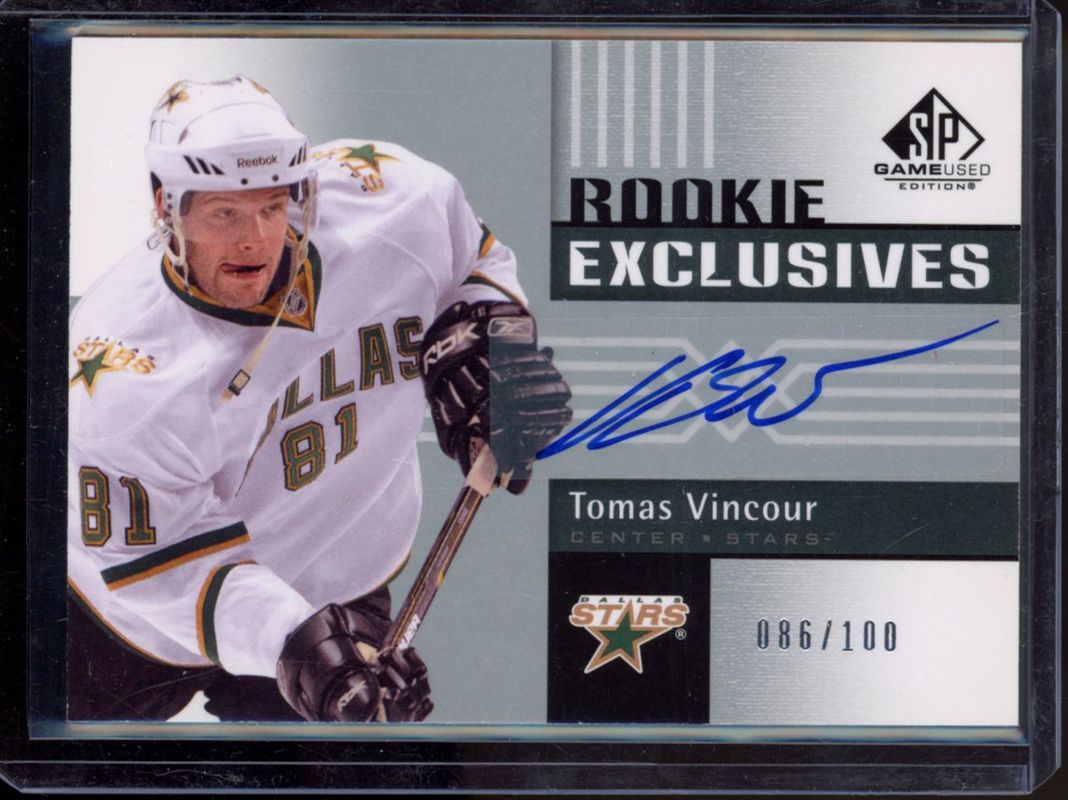 2011 SP Game Used #RE-TV Rookie Exclusives Autographs /100