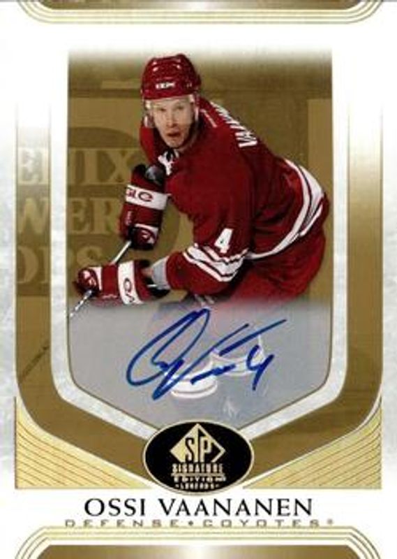 2020 SP Signature Edition Legends #225 Gold Spectrum Foil Autographs /25