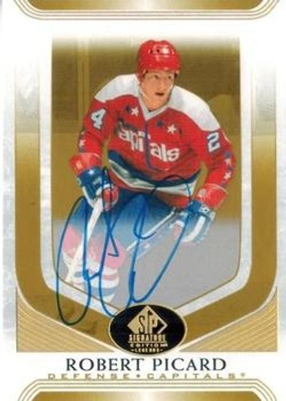 2020 SP Signature Edition Legends #127 Gold Spectrum Foil Autographs /25