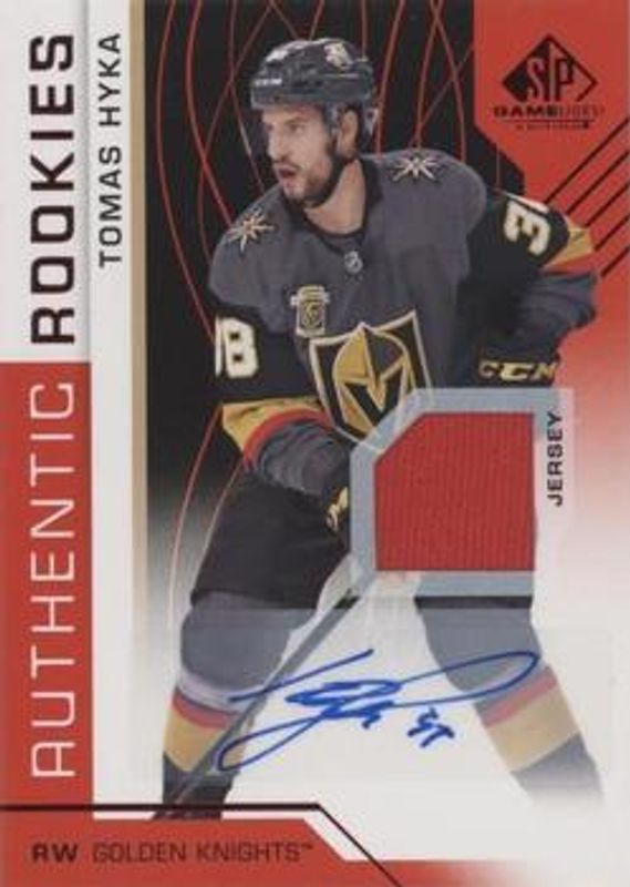 2018 SP Game Used #162 Red Autographs Jersey