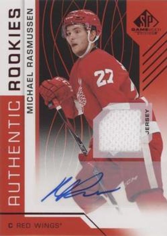 2018 SP Game Used #103 Red Autographs Jersey