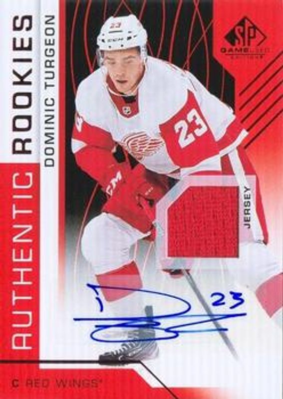 2018 SP Game Used #114 Red Autographs Jersey