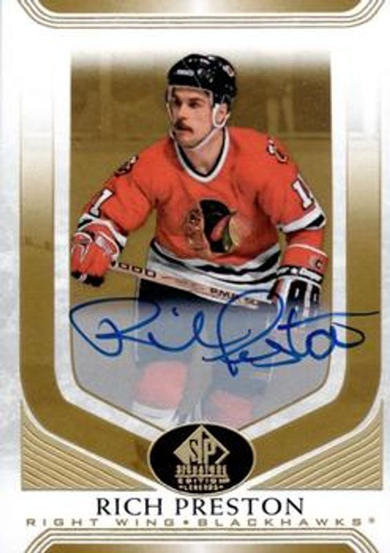 2020 SP Signature Edition Legends #187 Gold Spectrum Foil Autographs /25