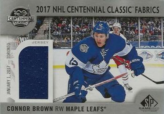2017 SP Game Used #CC-CB 2017 NHL Centennial Classic Fabrics