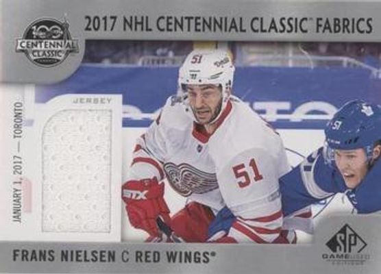 2017 SP Game Used #CC-FN 2017 NHL Centennial Classic Fabrics