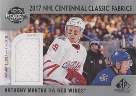 2017 SP Game Used #CC-AM 2017 NHL Centennial Classic Fabrics