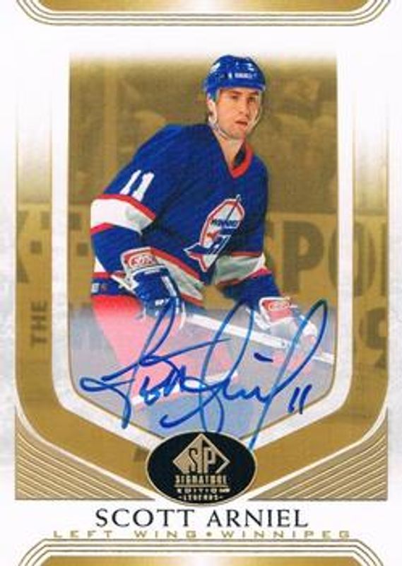 2020 SP Signature Edition Legends #138 Gold Spectrum Foil Autographs /25