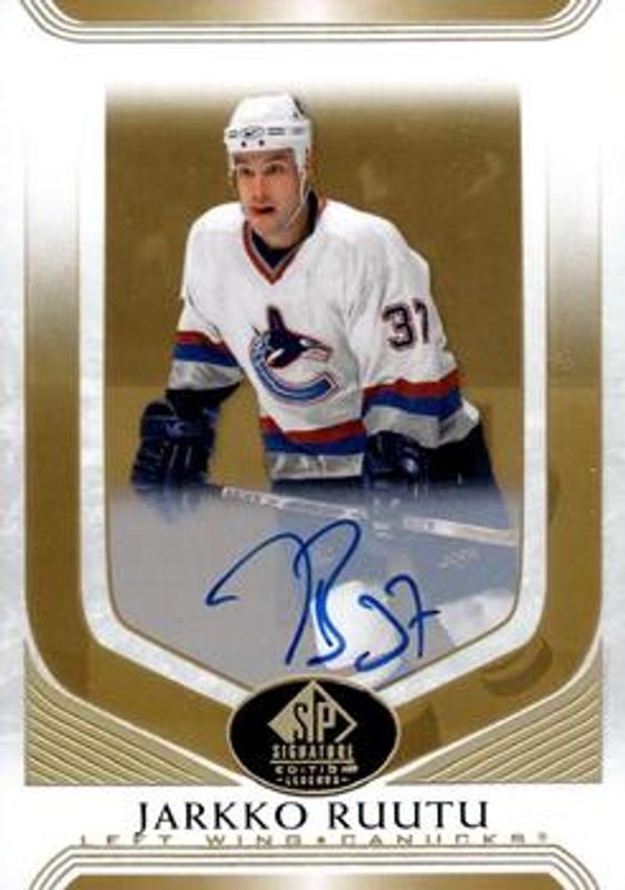 2020 SP Signature Edition Legends #196 Gold Spectrum Foil Autographs /25