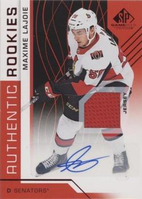 2018 SP Game Used #113 Red Autographs Jersey