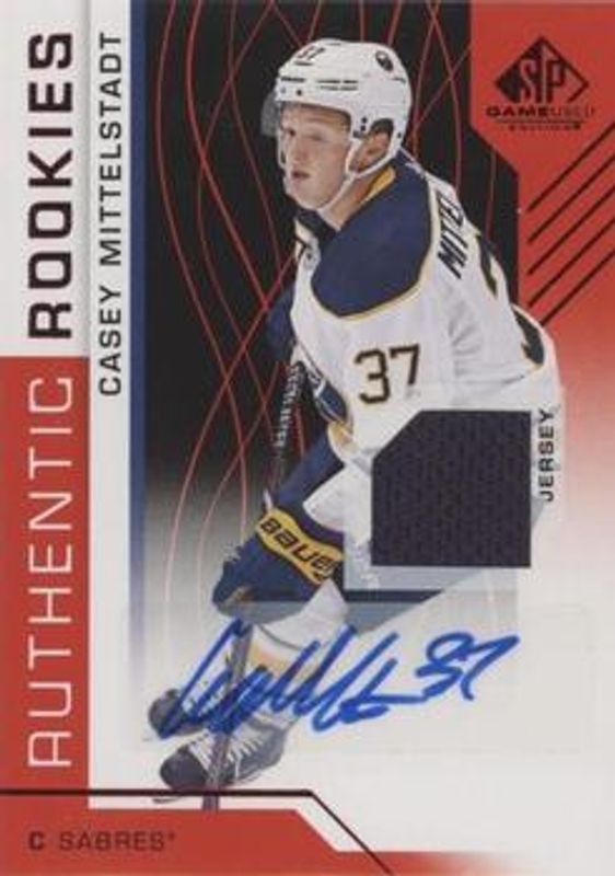 2018 SP Game Used #160 Red Autographs Jersey