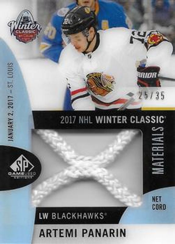 2017 SP Game Used #WCNC-AP 2017 NHL Winter Classic Material Net Cord /35
