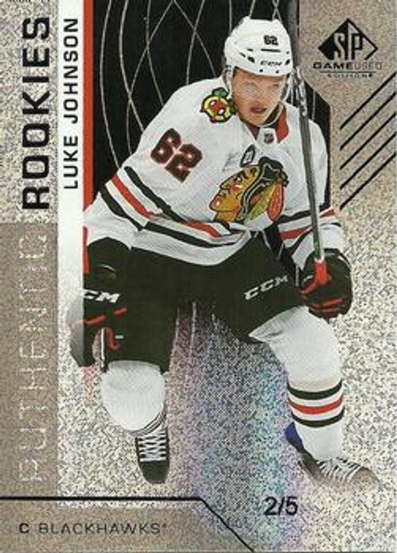 2018 SP Game Used #149 Authentic Rookies Snowstorm (Black) /5
