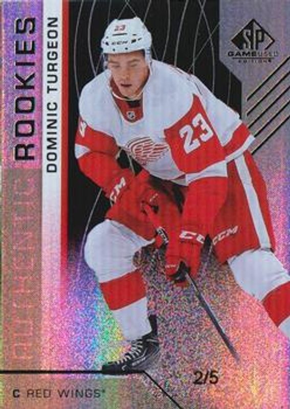 2018 SP Game Used #114 Authentic Rookies Snowstorm (Black) /5