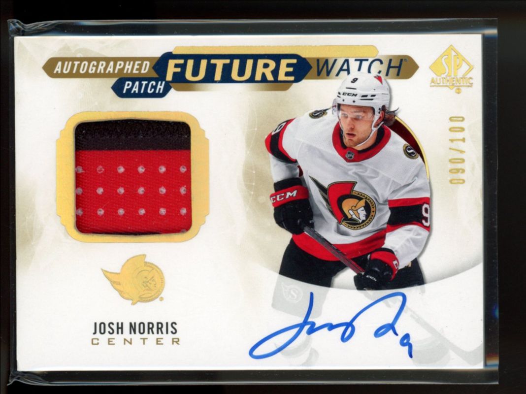 2020 SP Authentic #FWAP-JN Limited Future Watch Auto Patch /100