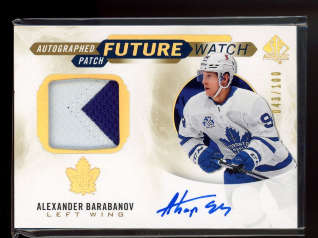 2020 SP Authentic #FWAP-BA Limited Future Watch Auto Patch /100