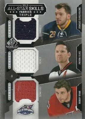 2015 SP Game Used #AS3-7 2015 All Star Skills Fabrics Triples