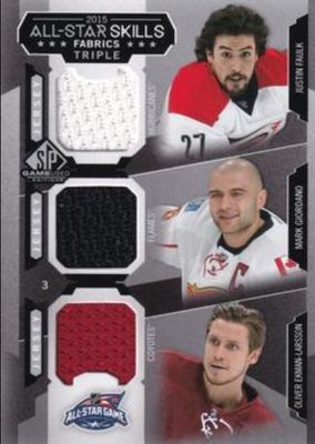 2015 SP Game Used #AS3-4 2015 All Star Skills Fabrics Triples