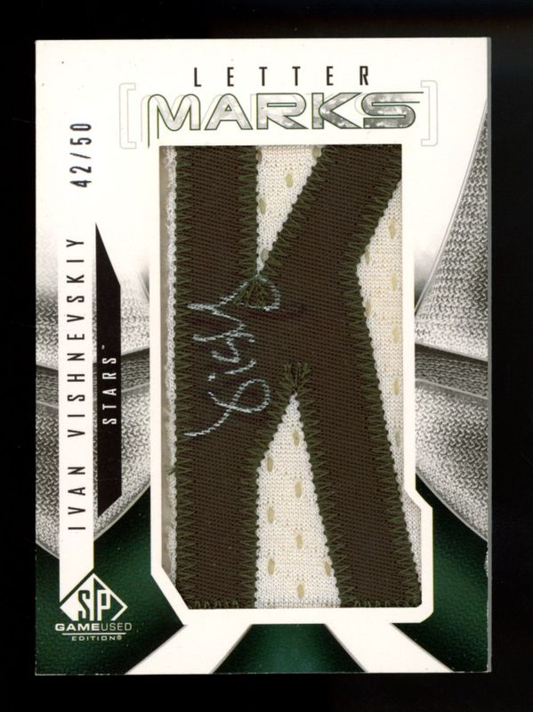 2009 SP Game Used #LM-IV Letter Marks /50