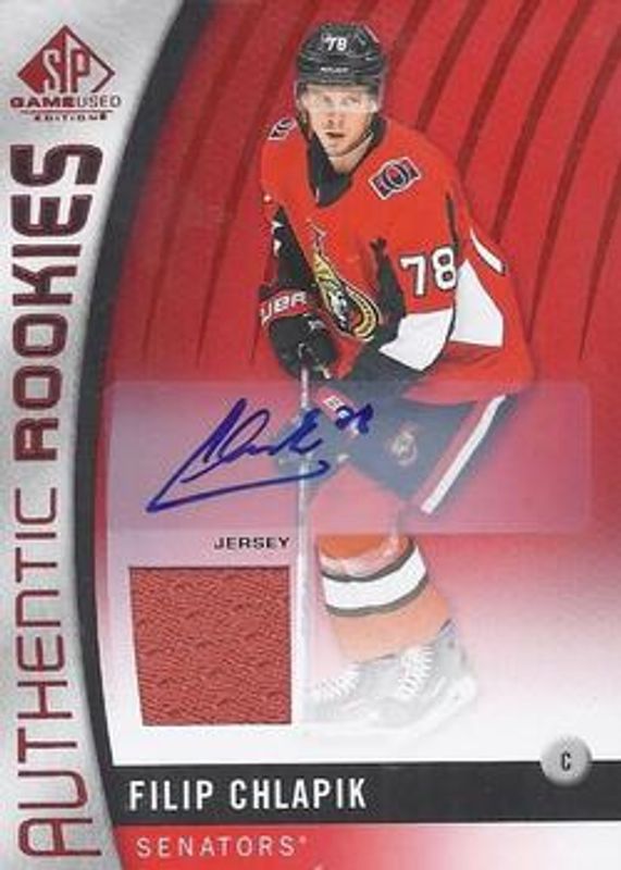 2017 SP Game Used #129 Red Autographed Jerseys