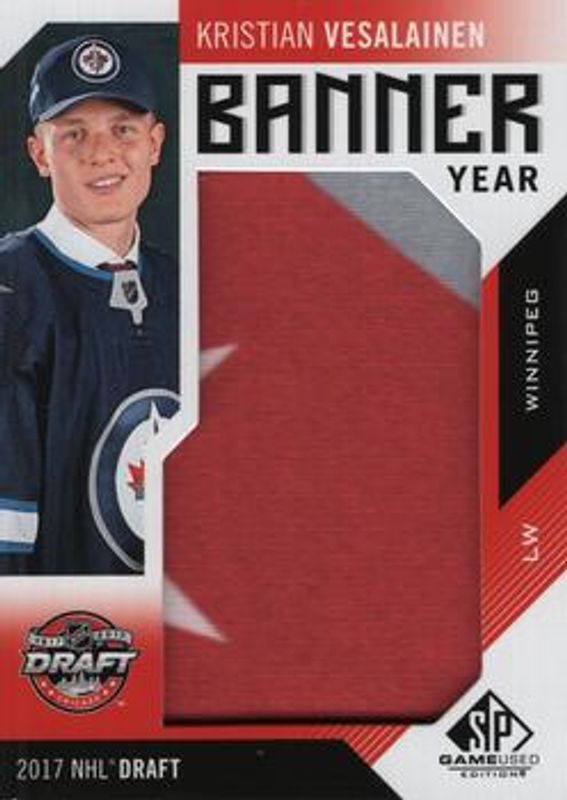 2018 SP Game Used #BD17-KV Banner Year Jumbo Relic Draft 2012 2018