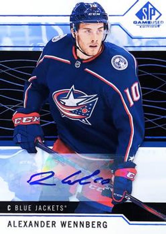 2018 SP Game Used #22 Blue Autographs