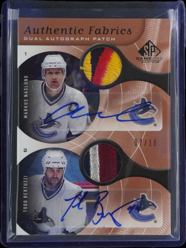 2005 SP Game Used #AAP2-MT Authentic Patches Dual Autographs /10