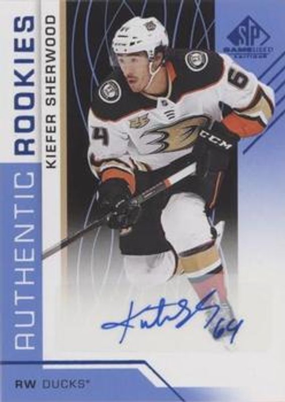 2018 SP Game Used #173 Blue Autographs