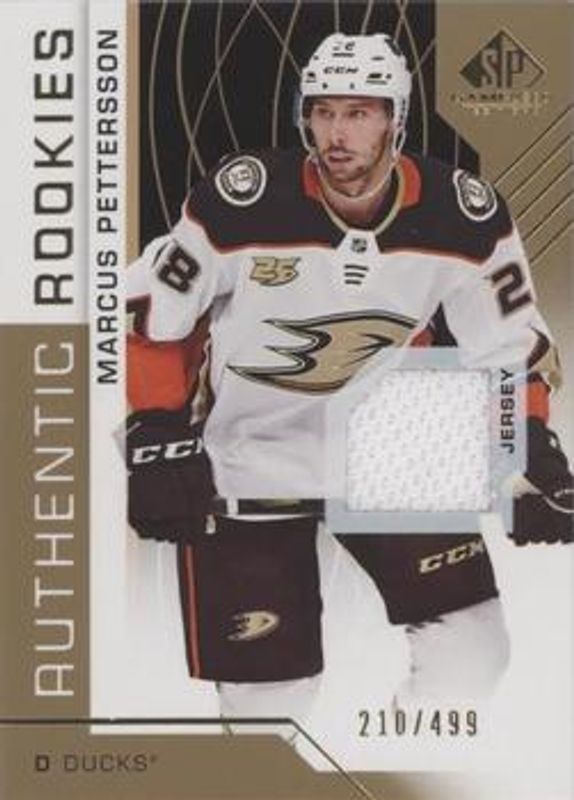 2018 SP Game Used #108 Gold Jersey Relic /499