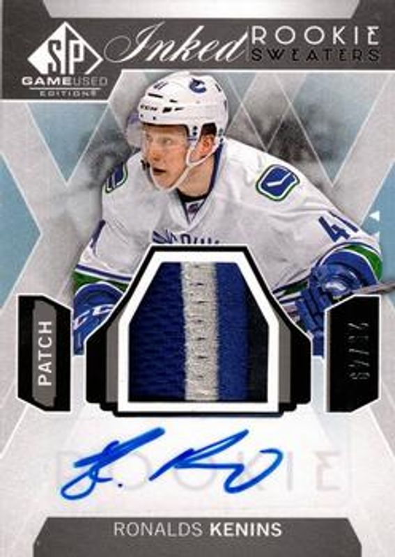 2015 SP Game Used #IRS-RK Inked Rookie Sweaters - Patch /49