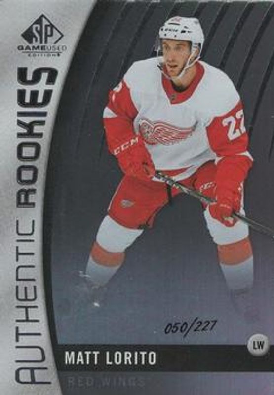 2017 SP Game Used #166 Authentic Rookies Rainbow /218