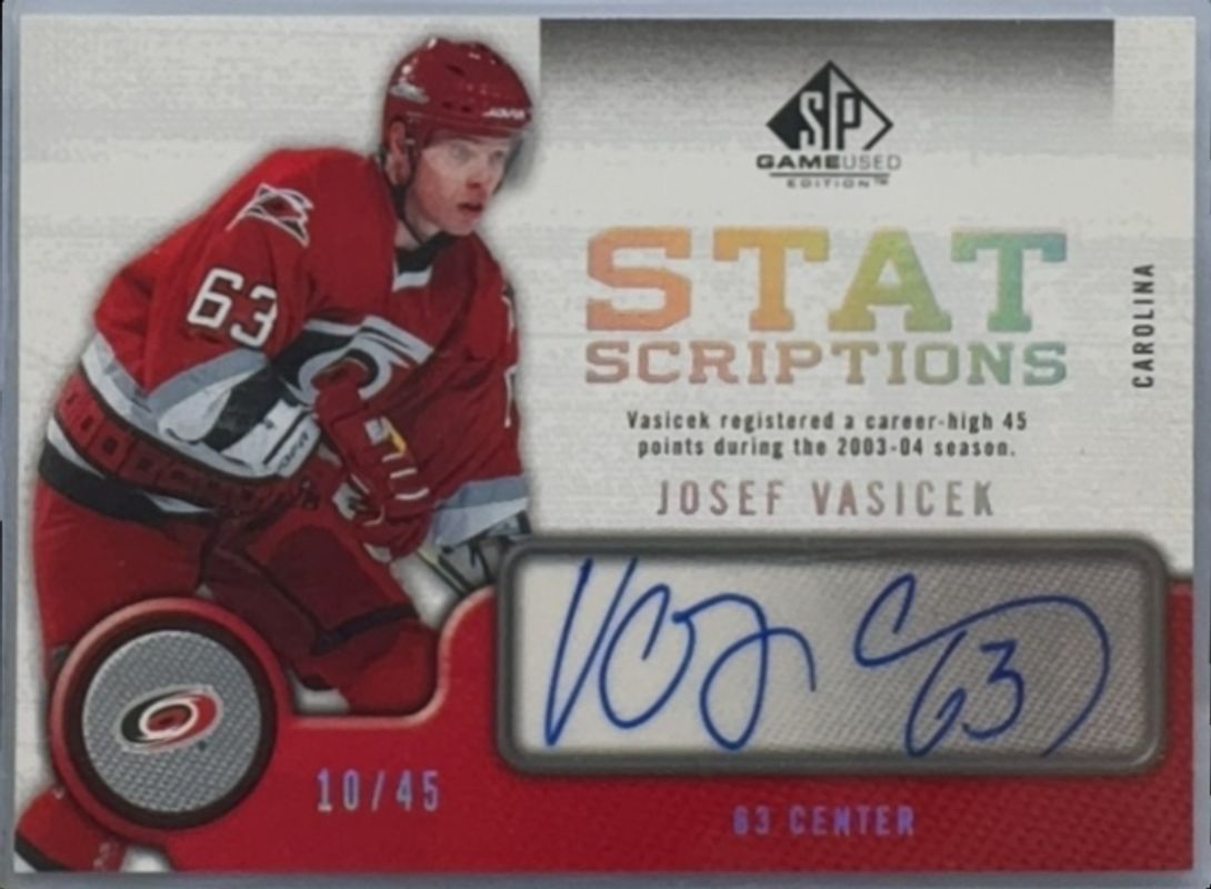 2005 SP Game Used #ST-JV Statscriptions /79