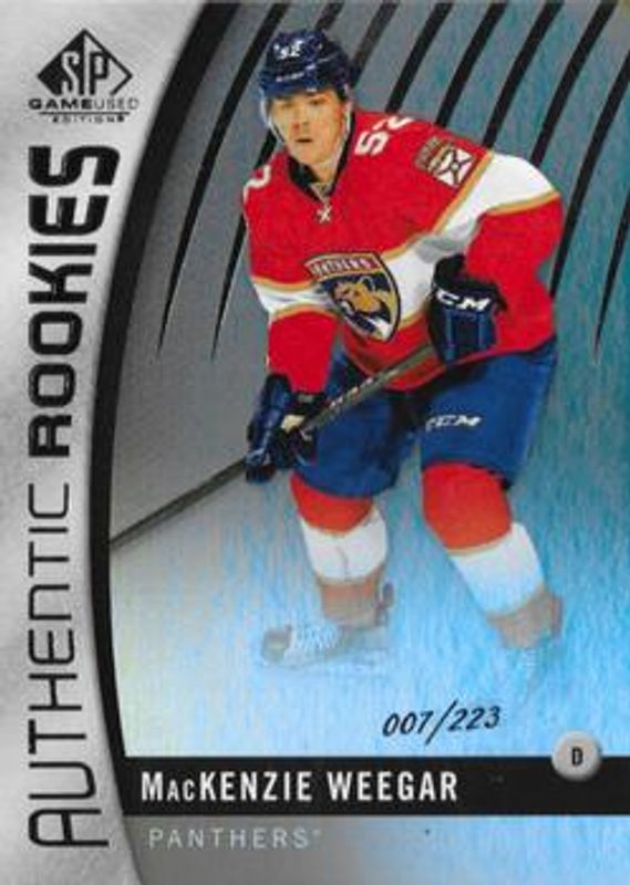 2017 SP Game Used #132 Authentic Rookies Rainbow /218