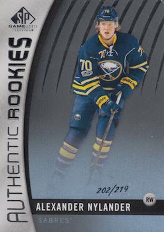 2017 SP Game Used #182 Authentic Rookies Rainbow /218