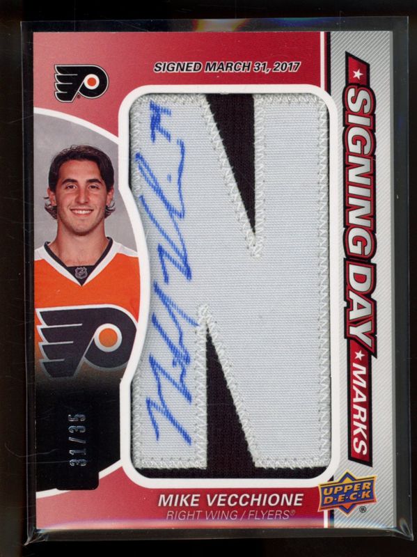 2017 SP Game Used #SDM-MV Signing Day Marks Manufactured Letter Autographs /35