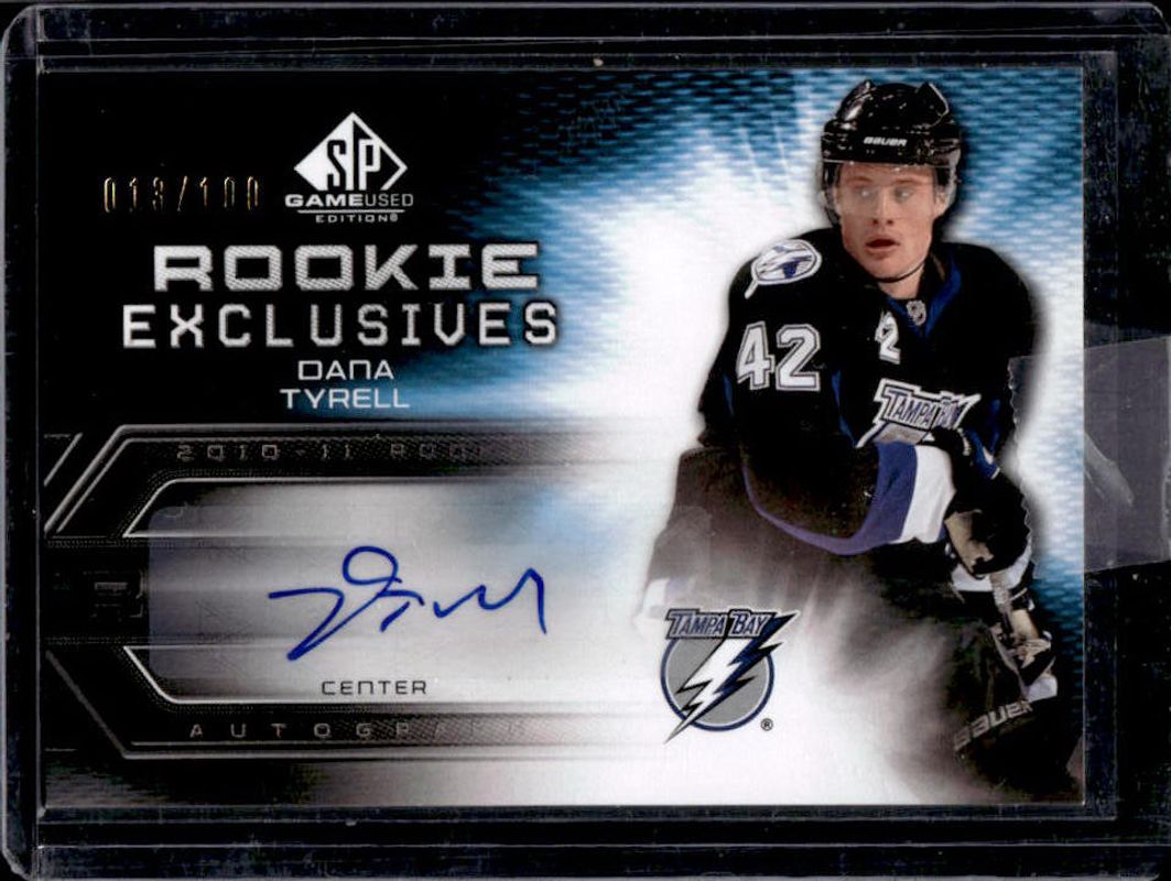 2010 SP Game Used #RE-TY Rookie Exclusives Autographs /100