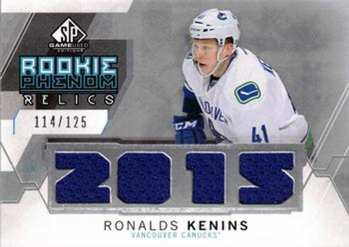 2015 SP Game Used #RP-RK 2015 Rookie Phenom Relics /125