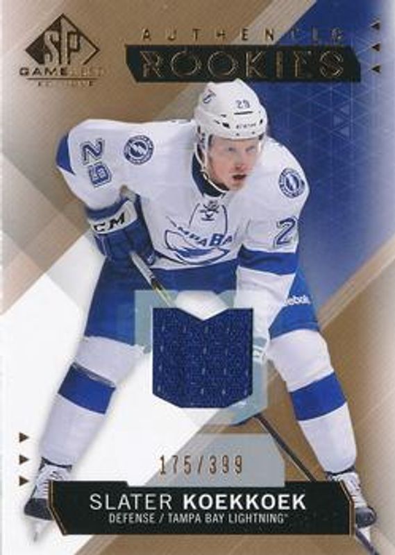 2015 SP Game Used #143 Copper Jersey /399