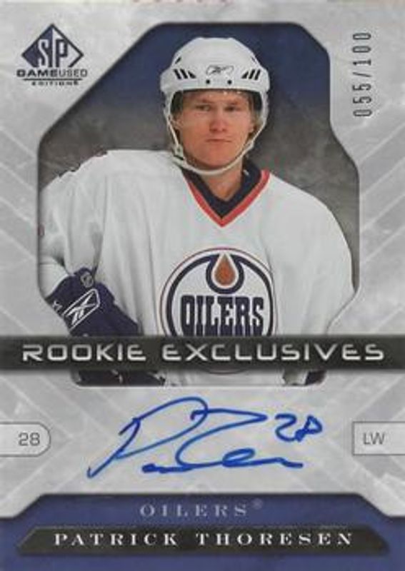 2006 SP Game Used #RE-PT Rookie Exclusives Autographs /100