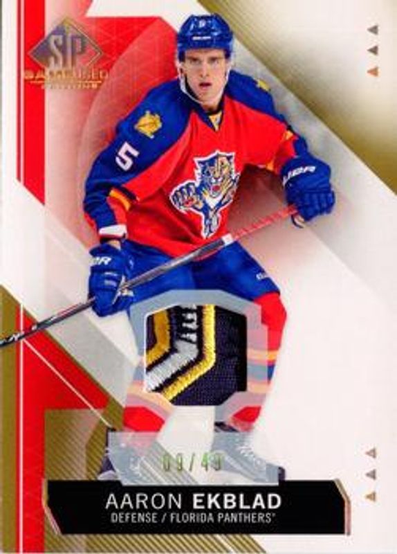 2015 SP Game Used #98 Gold Spectrum Prime Jersey /99