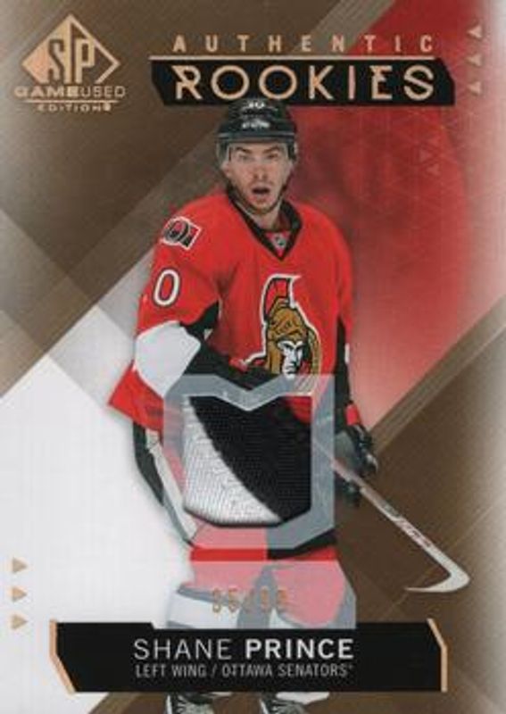 2015 SP Game Used #186 Gold Spectrum Prime Jersey /99