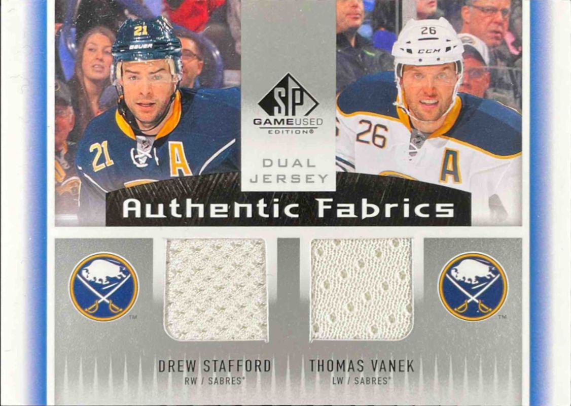 2013 SP Game Used #AF2-VS Authentic Fabrics Dual