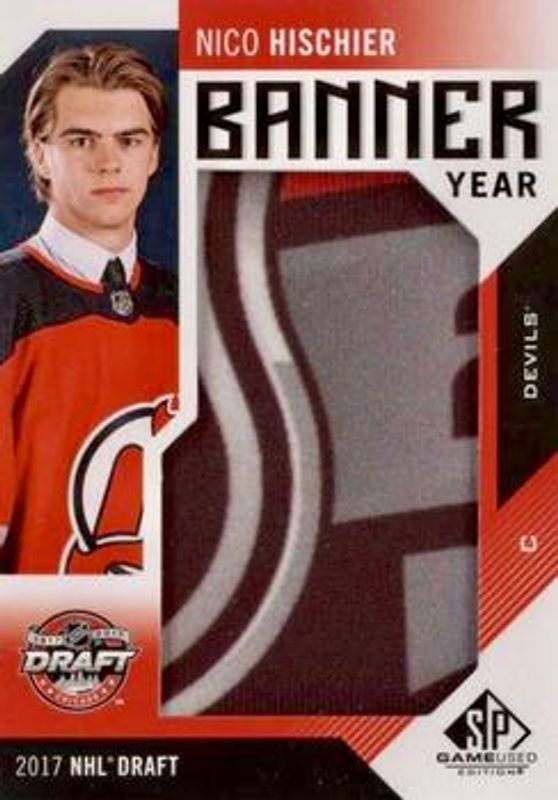 2017 SP Game Used #BD17-NH Banner Year Draft 2017